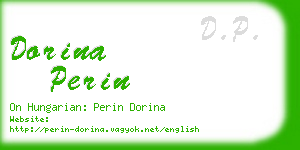 dorina perin business card